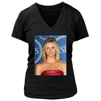 Brooklyn Decker Women's Deep V-Neck TShirt