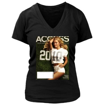 Brooklyn Decker Women's Deep V-Neck TShirt