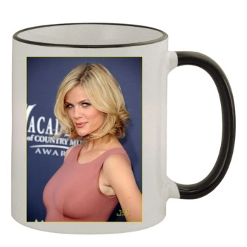 Brooklyn Decker 11oz Colored Rim & Handle Mug