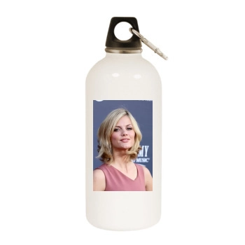 Brooklyn Decker White Water Bottle With Carabiner