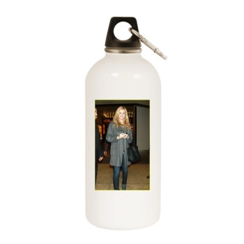 Brooklyn Decker White Water Bottle With Carabiner