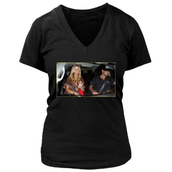 Brooklyn Decker Women's Deep V-Neck TShirt