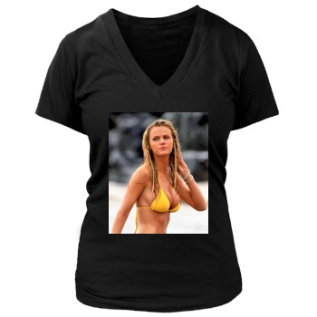 Brooklyn Decker Women's Deep V-Neck TShirt