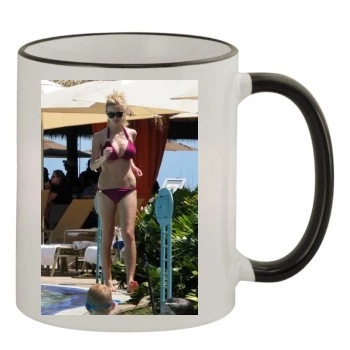 Brooklyn Decker 11oz Colored Rim & Handle Mug