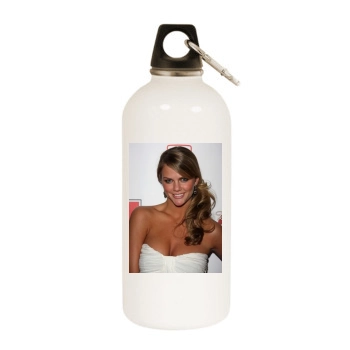 Brooklyn Decker White Water Bottle With Carabiner