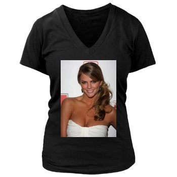 Brooklyn Decker Women's Deep V-Neck TShirt