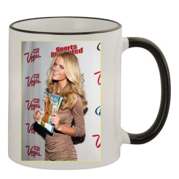 Brooklyn Decker 11oz Colored Rim & Handle Mug