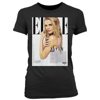 Brooklyn Decker Women's Junior Cut Crewneck T-Shirt