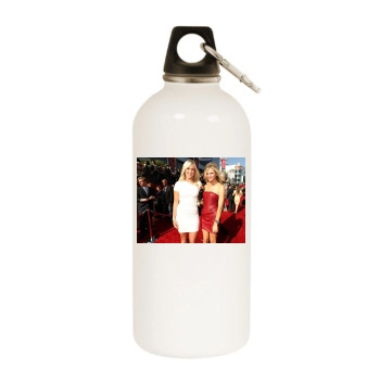 Brooklyn Decker White Water Bottle With Carabiner