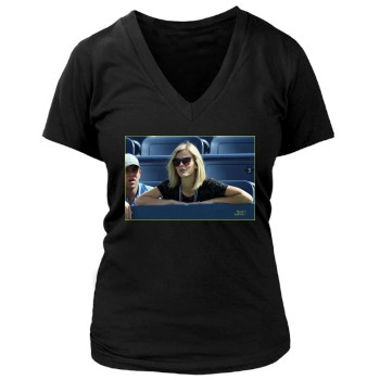 Brooklyn Decker Women's Deep V-Neck TShirt