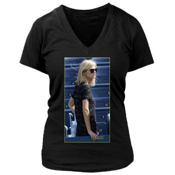 Brooklyn Decker Women's Deep V-Neck TShirt