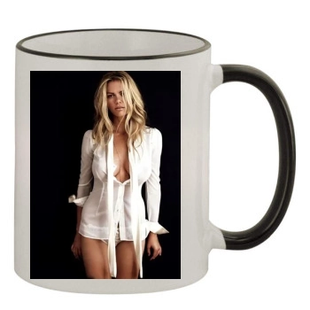 Brooklyn Decker 11oz Colored Rim & Handle Mug