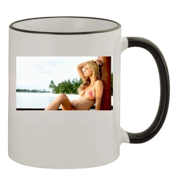 Brooklyn Decker 11oz Colored Rim & Handle Mug