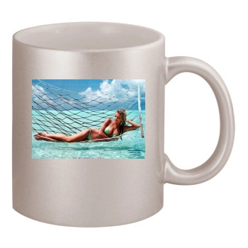 Brooklyn Decker 11oz Metallic Silver Mug