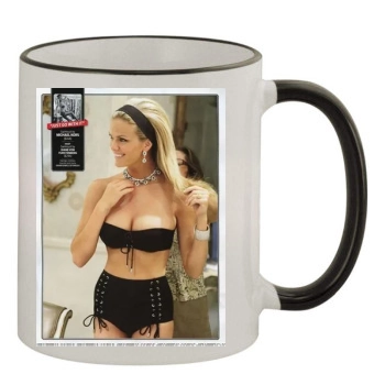 Brooklyn Decker 11oz Colored Rim & Handle Mug