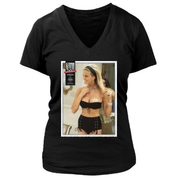 Brooklyn Decker Women's Deep V-Neck TShirt