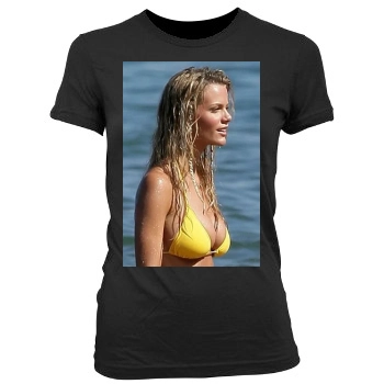 Brooklyn Decker Women's Junior Cut Crewneck T-Shirt