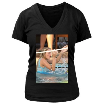 Brooklyn Decker Women's Deep V-Neck TShirt