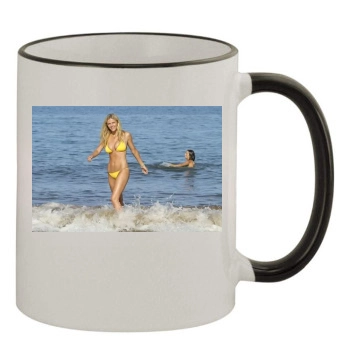 Brooklyn Decker 11oz Colored Rim & Handle Mug