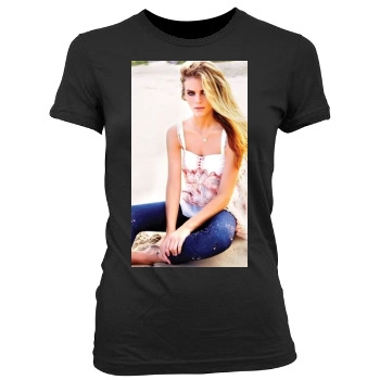 Brooklyn Decker Women's Junior Cut Crewneck T-Shirt