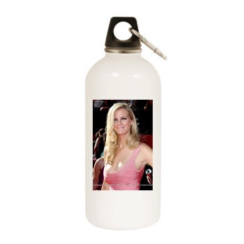 Brooklyn Decker White Water Bottle With Carabiner