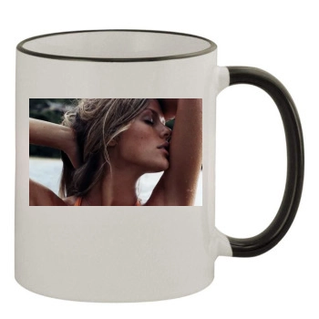 Brooklyn Decker 11oz Colored Rim & Handle Mug