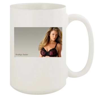 Brooklyn Decker 15oz White Mug