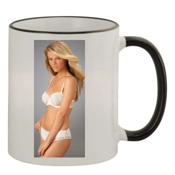 Brooklyn Decker 11oz Colored Rim & Handle Mug