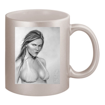 Brooklyn Decker 11oz Metallic Silver Mug