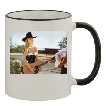 Brooklyn Decker 11oz Colored Rim & Handle Mug