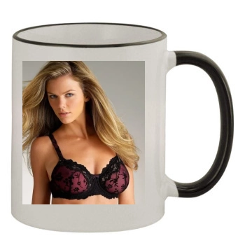 Brooklyn Decker 11oz Colored Rim & Handle Mug