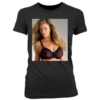 Brooklyn Decker Women's Junior Cut Crewneck T-Shirt