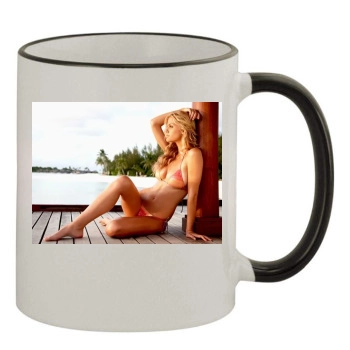 Brooklyn Decker 11oz Colored Rim & Handle Mug