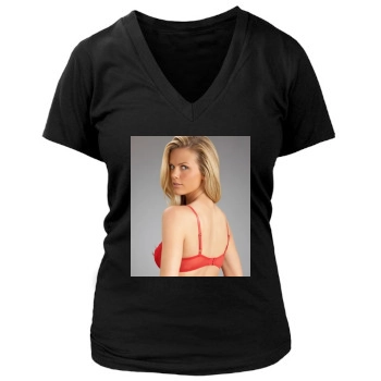 Brooklyn Decker Women's Deep V-Neck TShirt