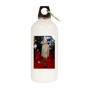 Brooklyn Decker White Water Bottle With Carabiner