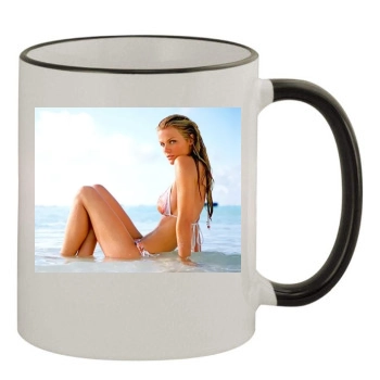 Brooklyn Decker 11oz Colored Rim & Handle Mug