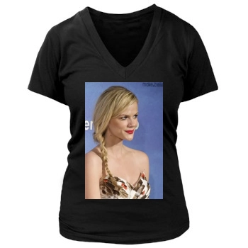 Brooklyn Decker Women's Deep V-Neck TShirt