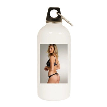 Brooklyn Decker White Water Bottle With Carabiner