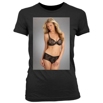 Brooklyn Decker Women's Junior Cut Crewneck T-Shirt