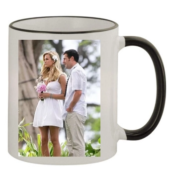 Brooklyn Decker 11oz Colored Rim & Handle Mug