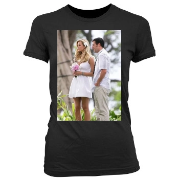 Brooklyn Decker Women's Junior Cut Crewneck T-Shirt