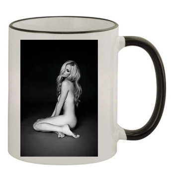 Brooklyn Decker 11oz Colored Rim & Handle Mug