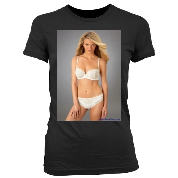 Brooklyn Decker Women's Junior Cut Crewneck T-Shirt