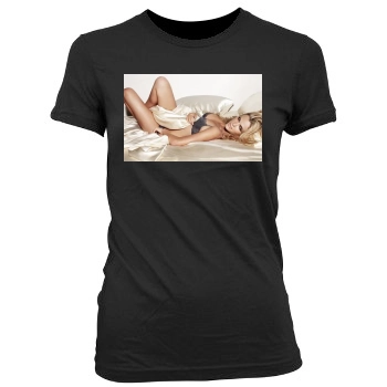 Brooklyn Decker Women's Junior Cut Crewneck T-Shirt