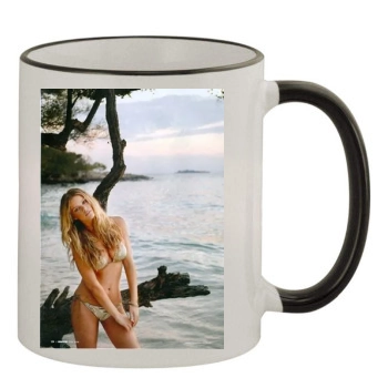 Brooklyn Decker 11oz Colored Rim & Handle Mug