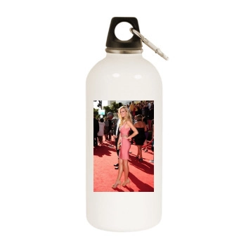 Brooklyn Decker White Water Bottle With Carabiner