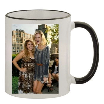 Brooklyn Decker 11oz Colored Rim & Handle Mug