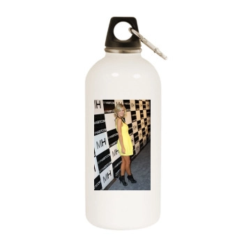 Brooklyn Decker White Water Bottle With Carabiner