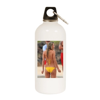 Brooklyn Decker White Water Bottle With Carabiner