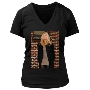 Brooklyn Decker Women's Deep V-Neck TShirt